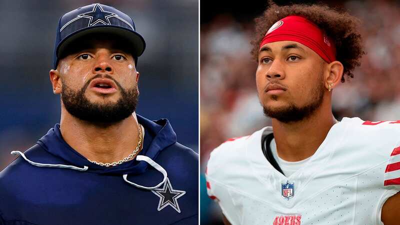 Trey Lance has spoken publicly for the first time since his trade to the Dallas Cowboys (Image: Loren Elliott/Getty Images)