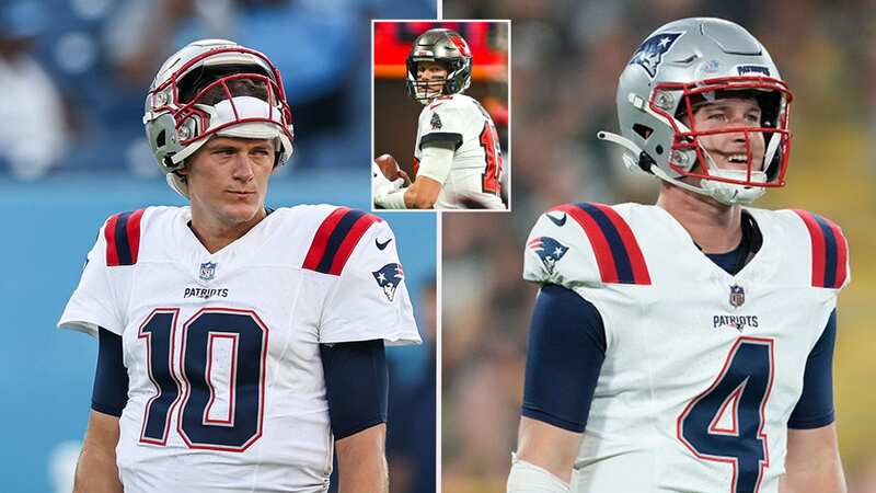Mac Jones (left) is the only QB on the Patriots