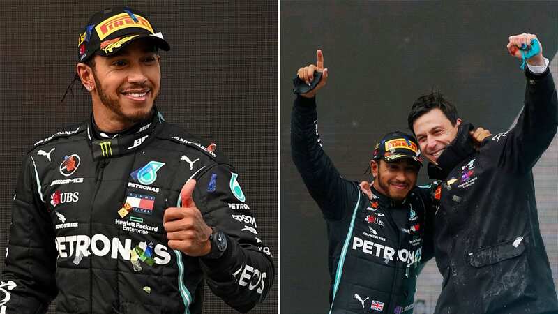 Lewis Hamilton plans to end his F1 career at Mercedes (Image: Getty Images)