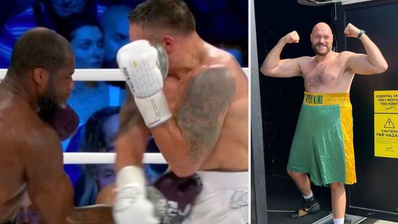 Tyson Fury mocks Oleksandr Usyk with 