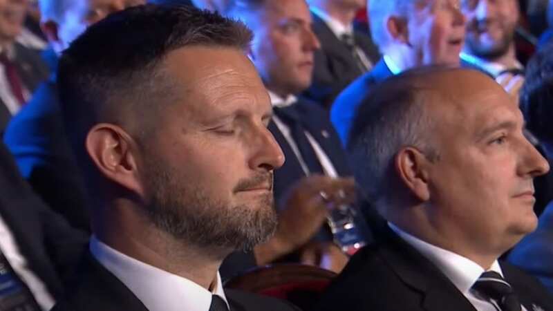 There was a loud gasp in the room when Newcastle found out their Champions League group (Image: TNT Sports)
