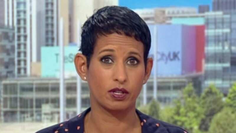 Naga Munchetty shared an injury update with her followers (Image: BBC)