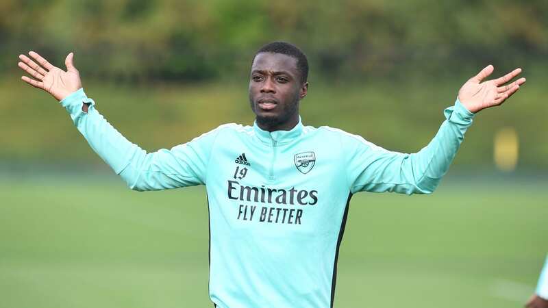 Nicolas Pepe is free to leave Arsenal if he can find a club (Image: Stuart MacFarlane/Arsenal FC via Getty Images)