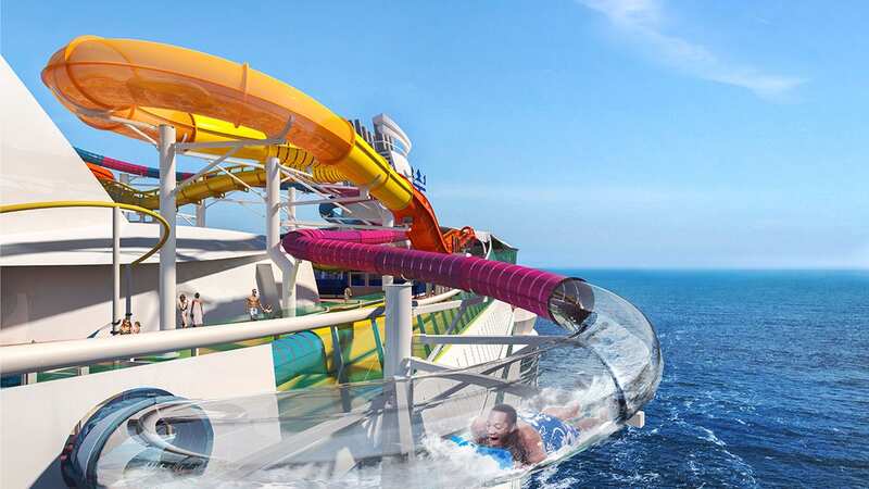 Cruise ship waterparks up the ante with terrifying slides and a 