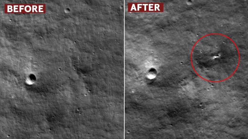 The Luna 25 automatic station takes off from a launch pad in Russia last month (Image: AP)