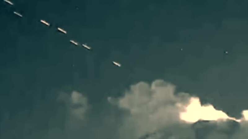 Unexplained moment multiple UFOs shoot out from volcano 