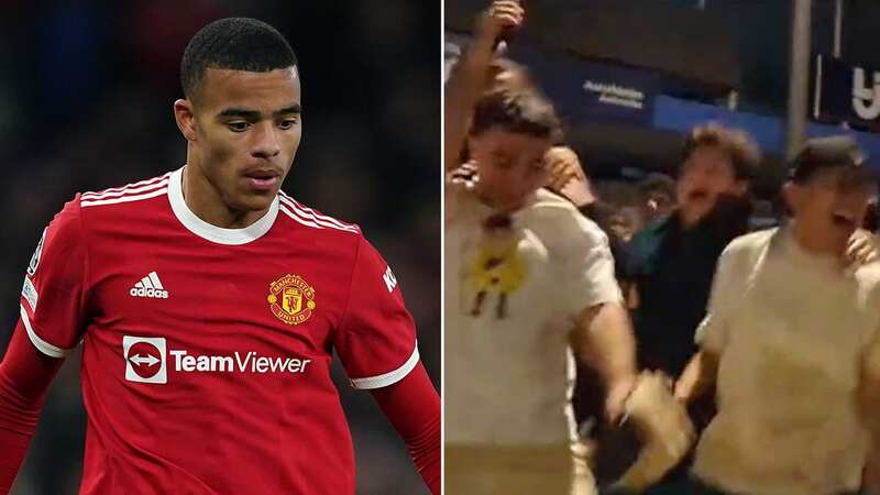 Getafe fans celebrate the Greenwood deal