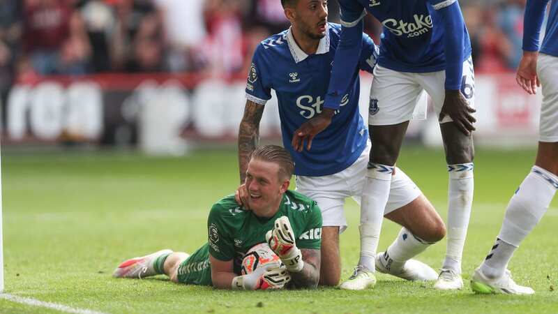 Everton keeper Jordan Pickford went from chump to champ (Image: Getty Images)