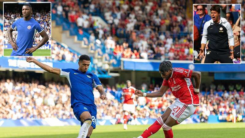 Anthony Elanga celebrates after scoring the winner for Nottingham Forest at Chelsea (Image: Getty Images)