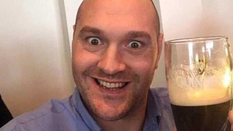 Tyson Fury admits he is “senseless drunk” after sinking three pints of beer