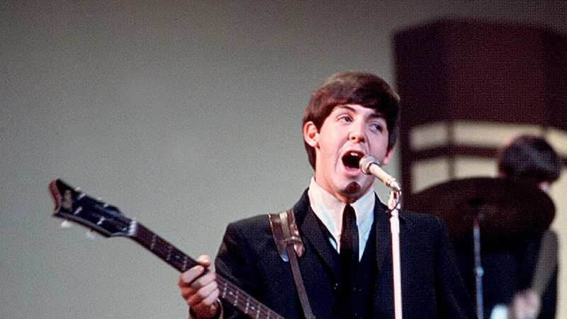 Paul playing the instrument in 1963 (Image: ITV/REX/Shutterstock)