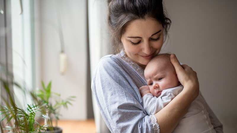 The trick helps to make babies more comfortable (stock image) (Image: Getty Images)
