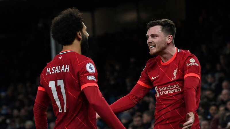 Andy Robertson has praised Saudi target Mo Salah (Image: AFP via Getty Images)