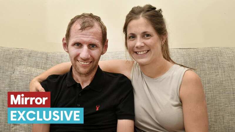 Rob Burrow with wife Lindsey (Image: YEP / SWNS)