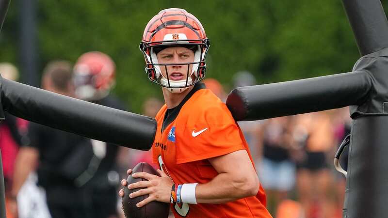 Joe Burrow of the Cincinnati Bengals has been recovering from a calf strain since July 27 (Image: Dylan Buell/Getty Images)