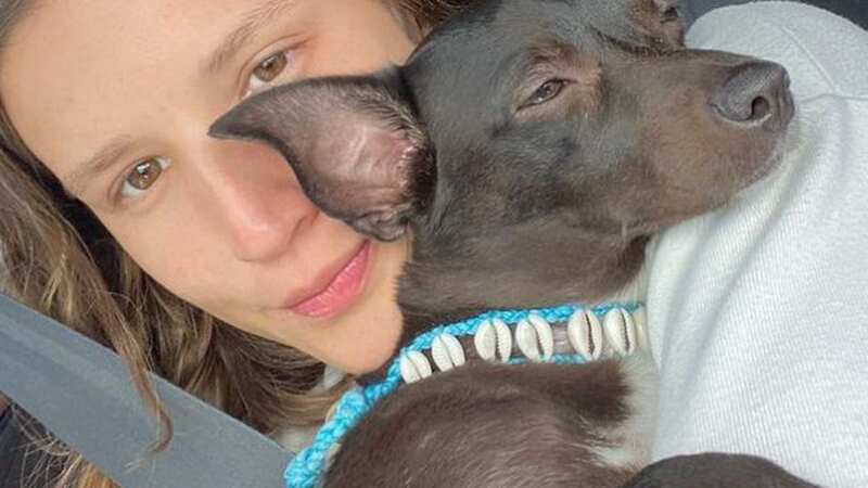Paula Rodriguez was forced to leave the airport on a deportation flight without her beloved dog, Maia (Image: Paula Rodriguez)