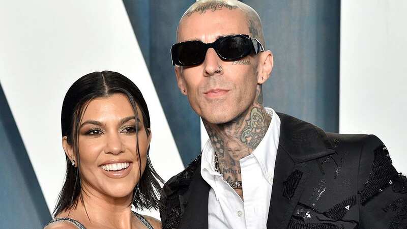 Kourtney and Travis were seen leaving the hospital last week (Image: GETTY)