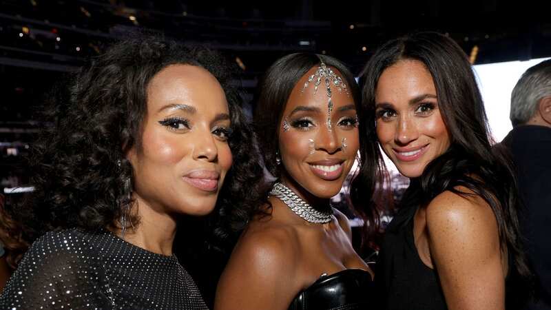 Meghan Markle enjoyed hanging out with her celebrity pals (Image: WireImage for Parkwood)