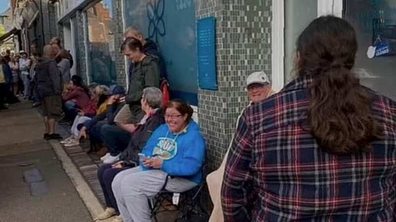 Patients hoping to see an NHS dentist in Manchester on a first-come first-serve basis have been spotted queuing outside the practice at 4am (Image: Twitter)