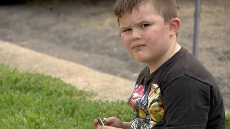Jaxton Fortenberry was accidentally hit with a Taser by Missouri police (Image: Fox19)