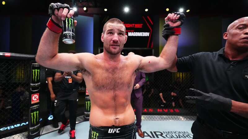 UFC title contender Sean Strickland punches fan after Israel Adesanya KO jibe