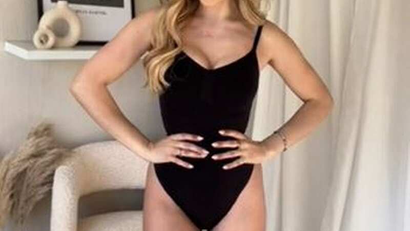 Shoppers are amazed with the results of this viral bodysuit (Image: Amazon)