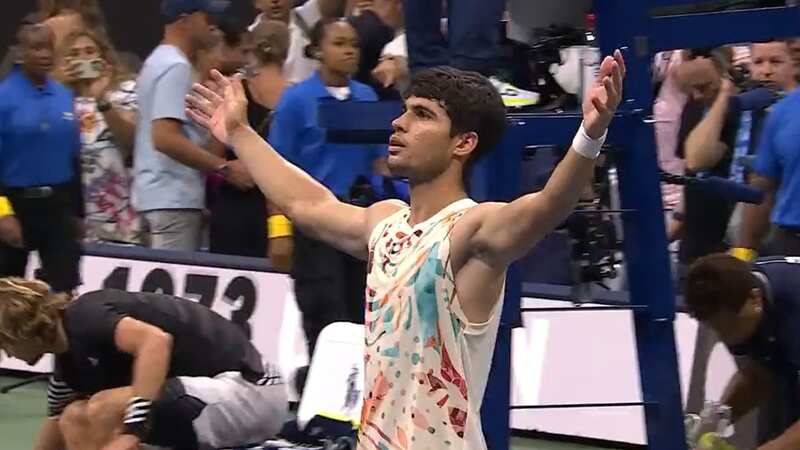 Carlos Alcaraz payed tribute to Jude Bellingham with his celebration