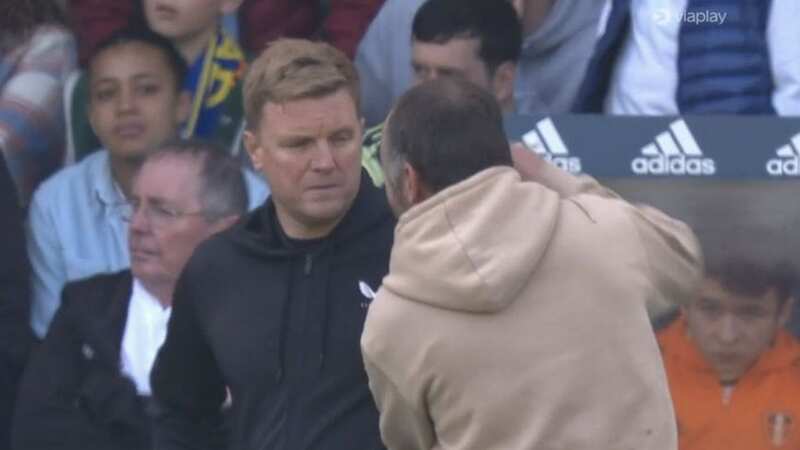 Eddie Howe was assaulted by David Derbyshire in May (Image: BT Sport)