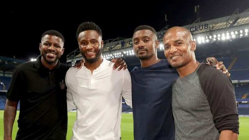Left to right: Ramires, John Obi Mikel, Salomon Kalou and Florent Malouda (Image: @salomonkalou/Instagram)