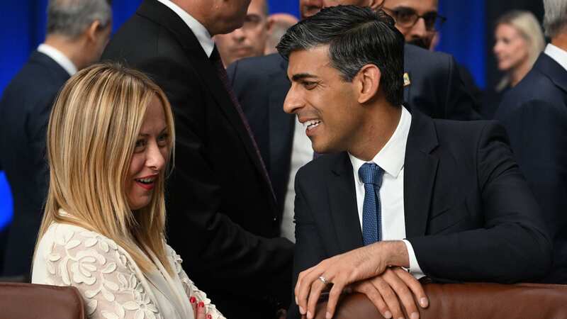 Rishi Sunak met Giorgia Meloni a the G20 summit (Image: PA)