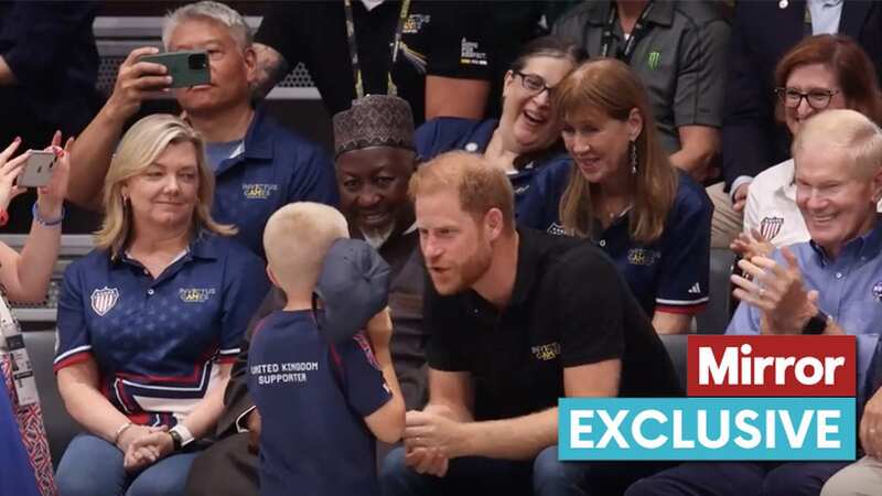 Prince Harry shows off 