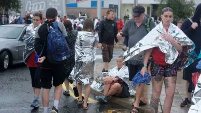 Thousands stranded as flash flooding throws Great North Run into chaos