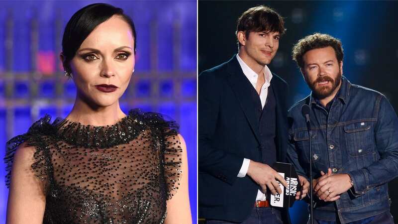 Christina Ricci has spoken out at Ashton Kutcher and Mila Kunis