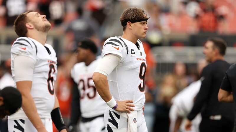 Joe Burrow finished the game with just 82 passing yards (Image: 2023 Getty Images)