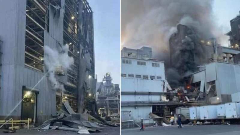 At least eight injured after huge explosion rips through food processing plant
