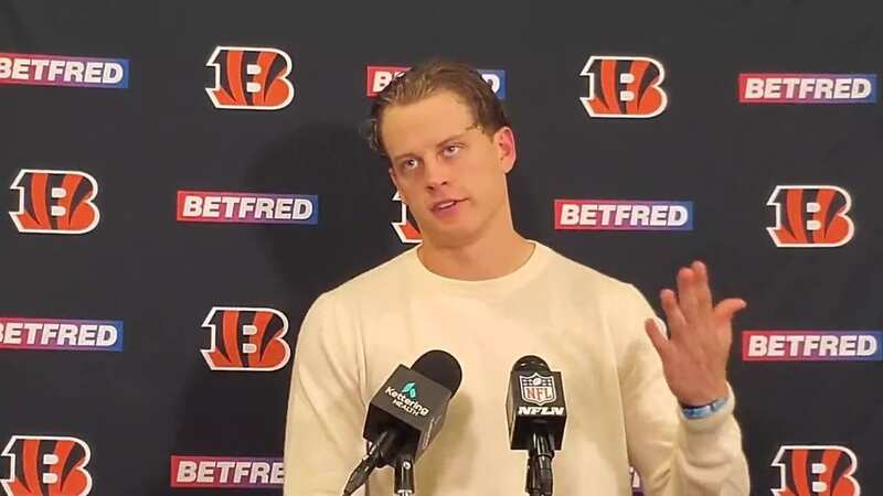 Joe Burrow cut a forlorn figure as he left the field following the Cincinnati Bengals