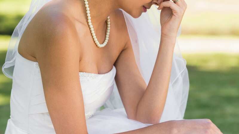 The bride was left upset on her wedding day (stock photo) (Image: Getty Images/Wavebreak Media)