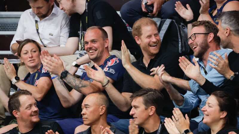 Harry dances with Strictly star as he lets hair down at Invictus Games