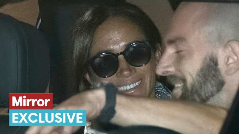 Meghan Markle was all smiles as she landed in Germany (Image: Ian Vogler / Daily Mirror)