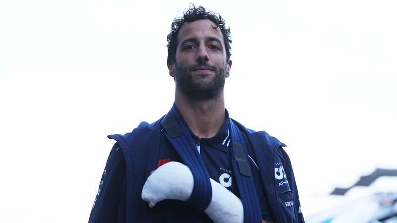 Daniel Ricciardo broke a bon in his hand in a crash at Zandvoort last month (Image: HOCH ZWEI/picture-alliance/dpa/AP Images)