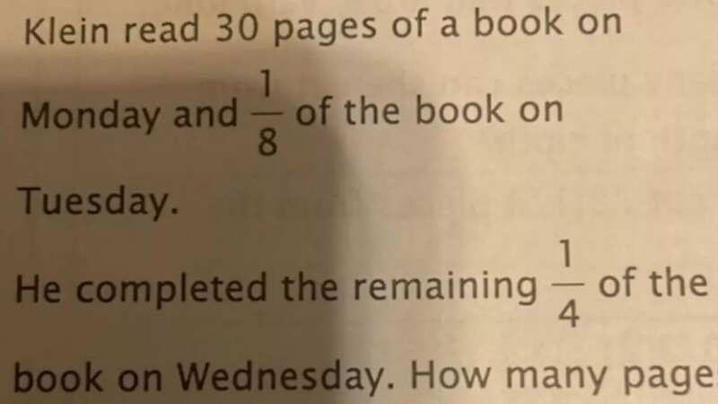 Many struggled to work out the maths problem