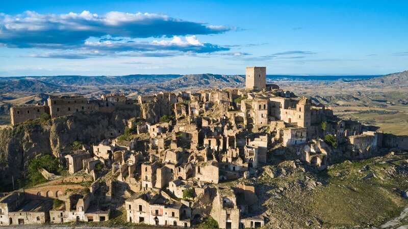 The ghost town of Craco in the province of Matera, southern Italy (Image: Getty Images/iStockphoto)