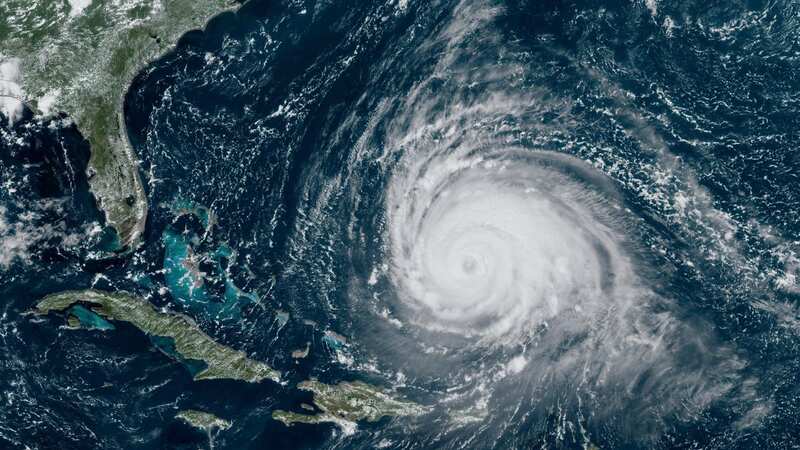 Hurricane Lee is a huge storm with hurricane-force winds spreading almost 100 miles in each direction (Image: AP)