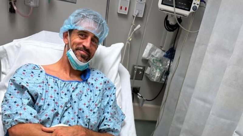 Aaron Rodgers hints at retirement stance in first picture since injury