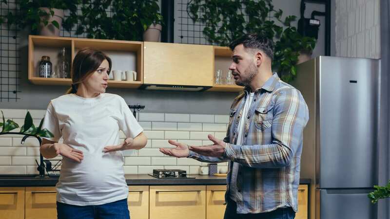 The woman thinks her husband
