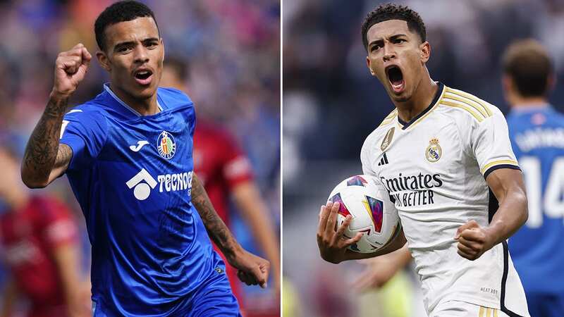 Mason Greenwood made his debut for Getafe on Sunday (Image: PA)