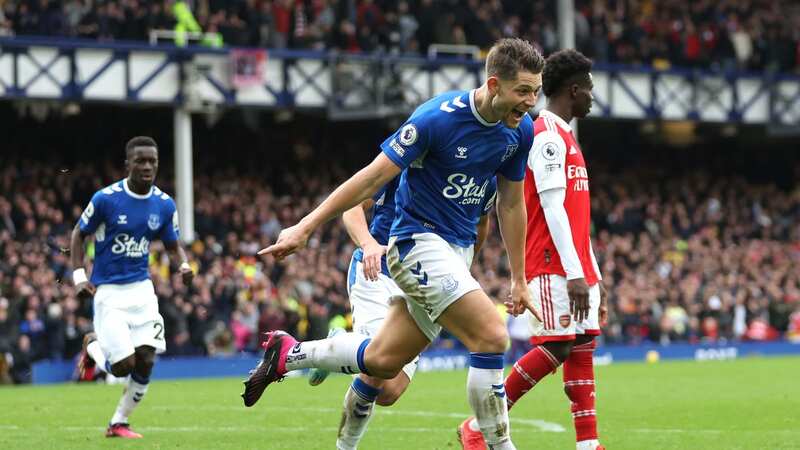 James Tarkowski scored when Everton beat Arsenal 1-0 at Goodison Park last season (Image: (Photo by Clive Brunskill/Getty Images))