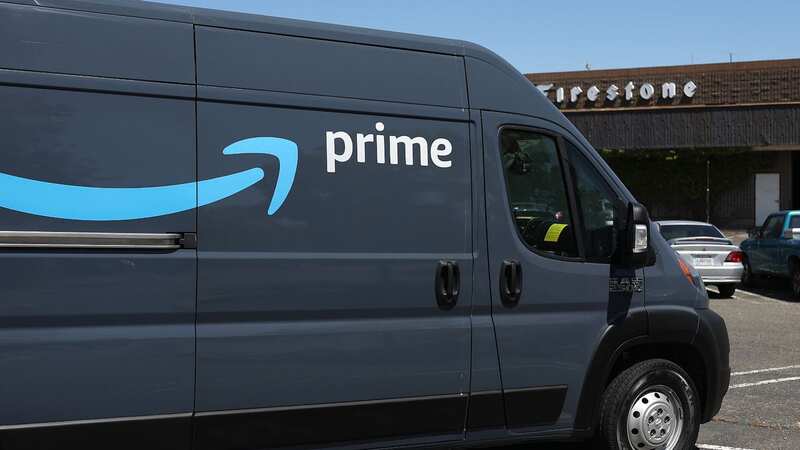 Amazon van making a delivery (Image: Getty Images)