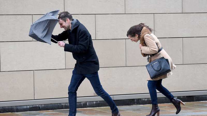 The UK will remain wet and windy until the remnants of Hurricane Nigel arrive (Image: MCPIX/REX/Shutterstock)