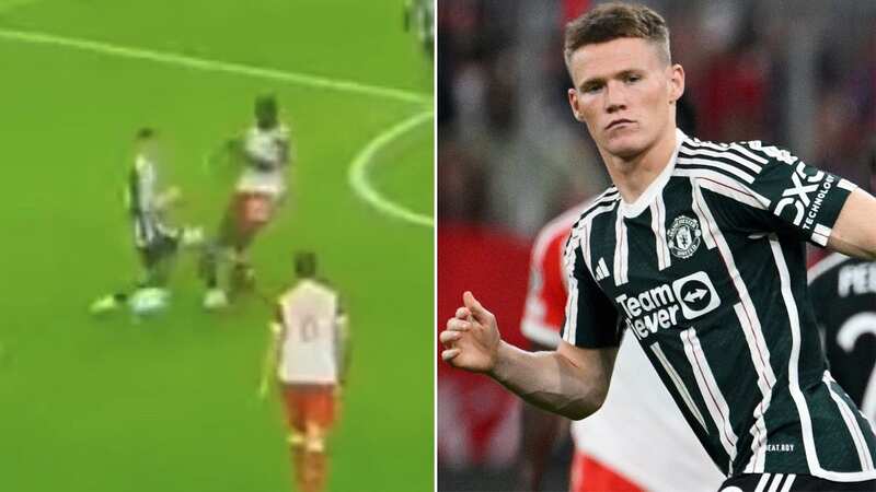 Scott McTominay was subbed on in the second half against Bayern Munich (Image: Matthias Hangst/Getty Images)